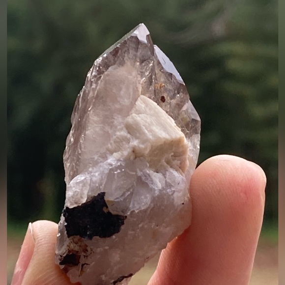 Smoky Quartz with Aegirine from Malawi, South Africa - Picture 2 of 15